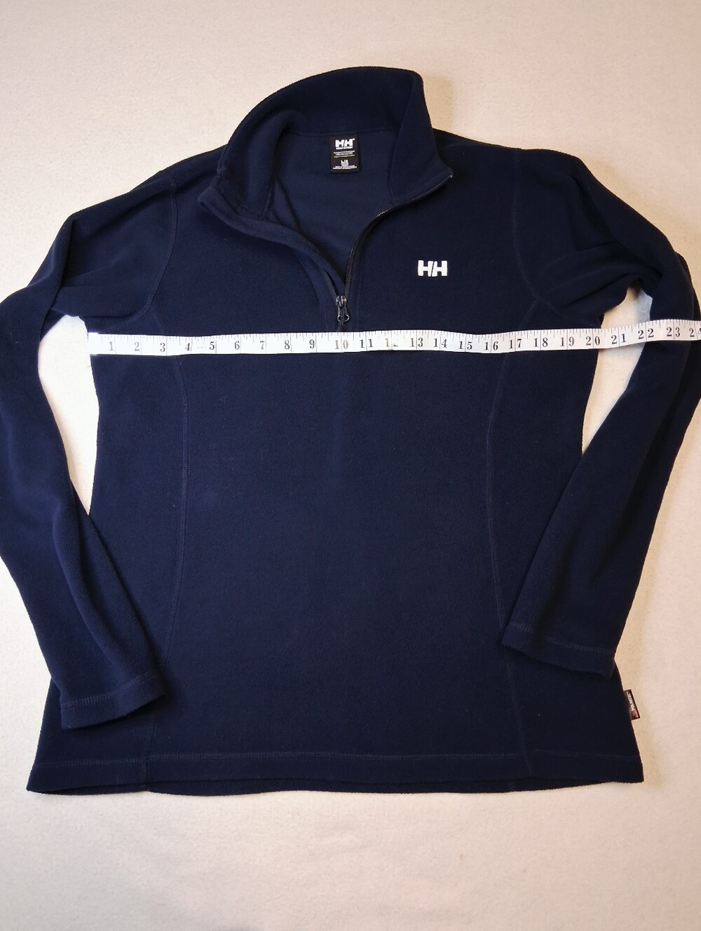 Helly Hansen Navy Half-Zip Fleece Pullover - Picture 2 of 4